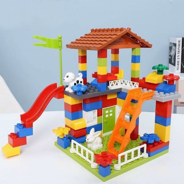 Castelo de Montar – Peças Compatíveis com Lego Colorido, para