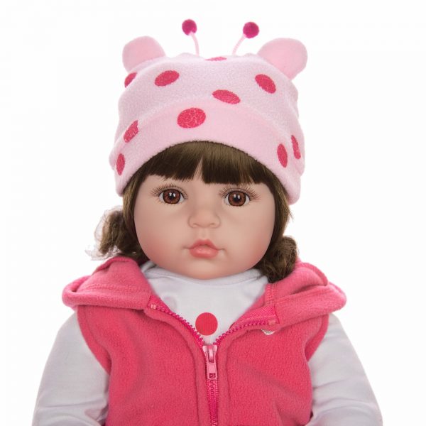 Bebe reborn silicone boneca mariana delicada 48 cm store doll