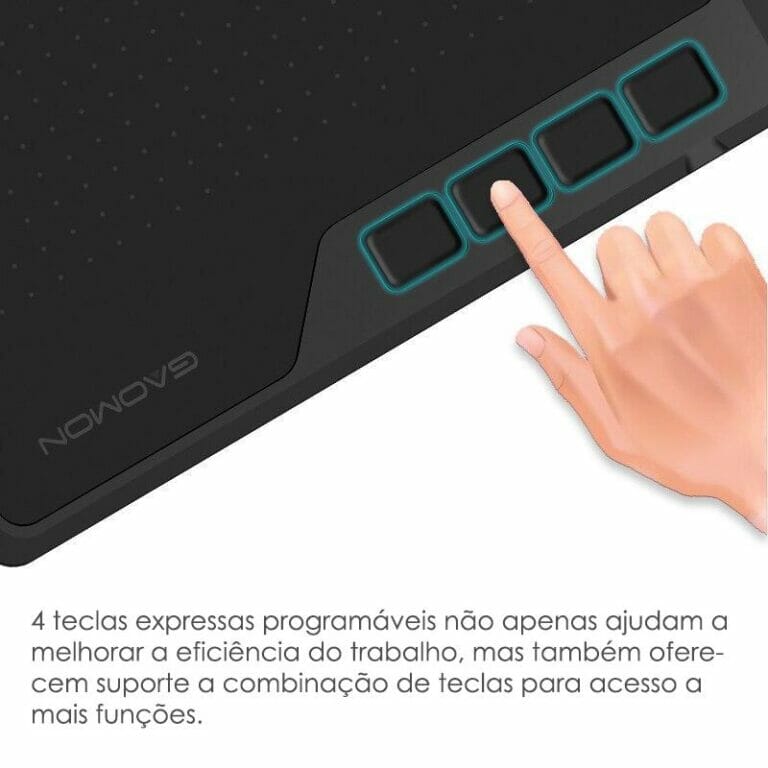 Mesa Digitalizadora Gaomon S620 Com Caneta 65×4 Polegadas Descrição Store 