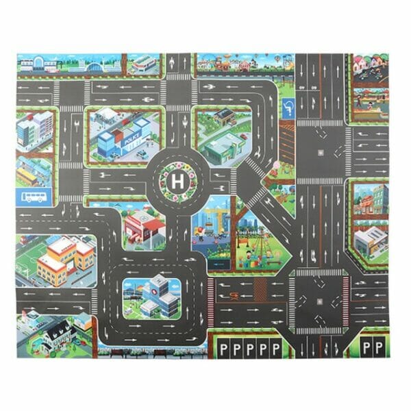 Pista Tapete Hot Wheels Grande Cidade P/ Carrinhos 150cm - Final