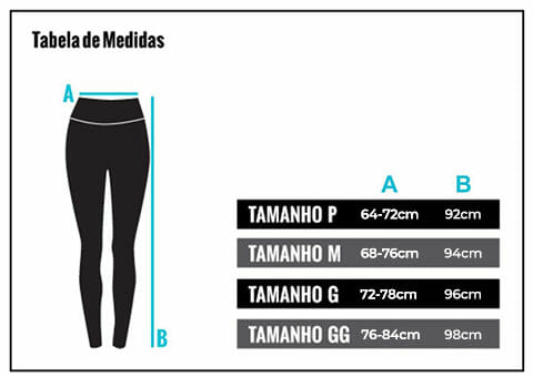 Calça Legging Academia Cintura Alta Detalhe de Tela – Preta – Descrição  Magazine